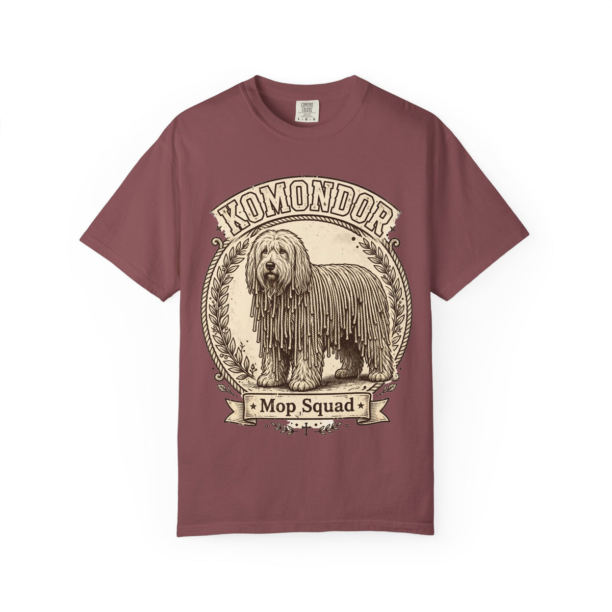 'Mop Squad' Komondor T-Shirt — alternate view