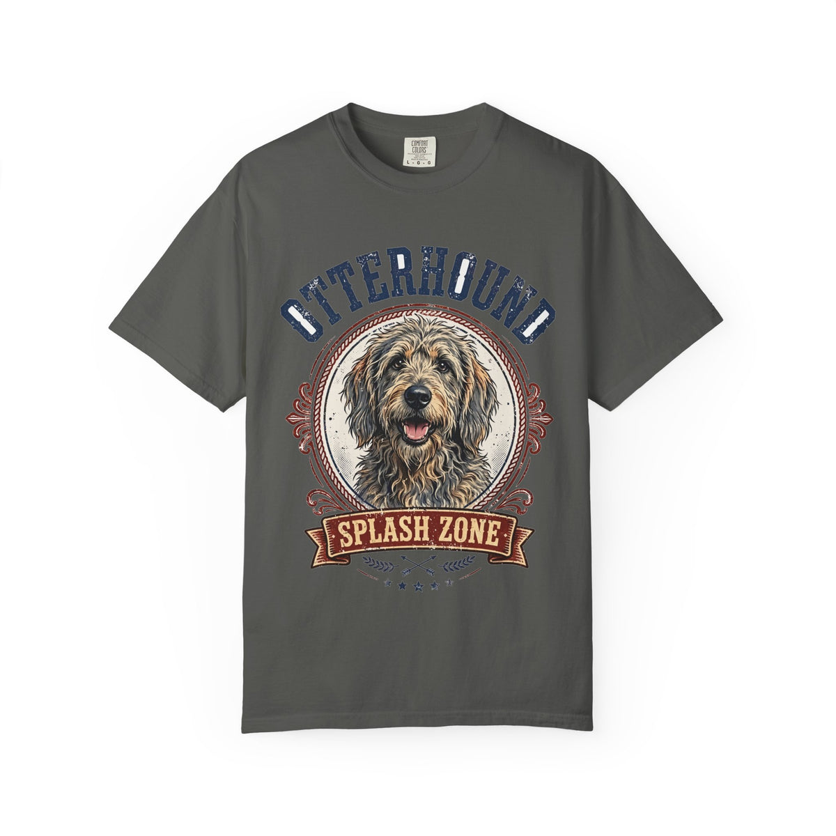 'Splash Zone' Otterhound T-Shirt — alternate view