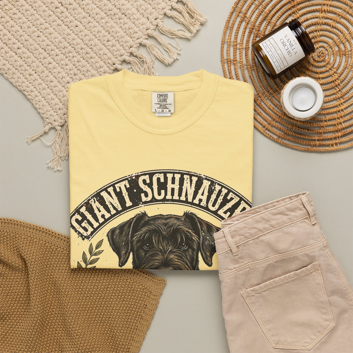 'Bearded Protector' Giant Schnauzer T-Shirt — alternate view
