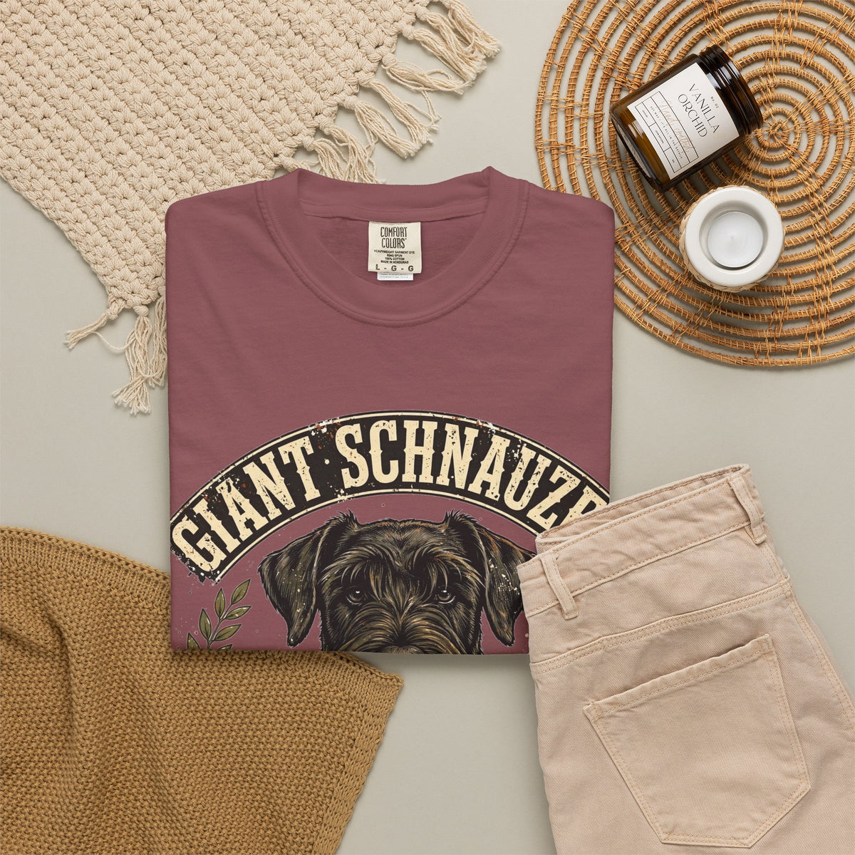 'Bearded Protector' Giant Schnauzer T-Shirt — alternate view
