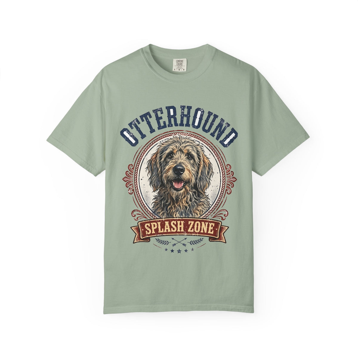 'Splash Zone' Otterhound T-Shirt — alternate view