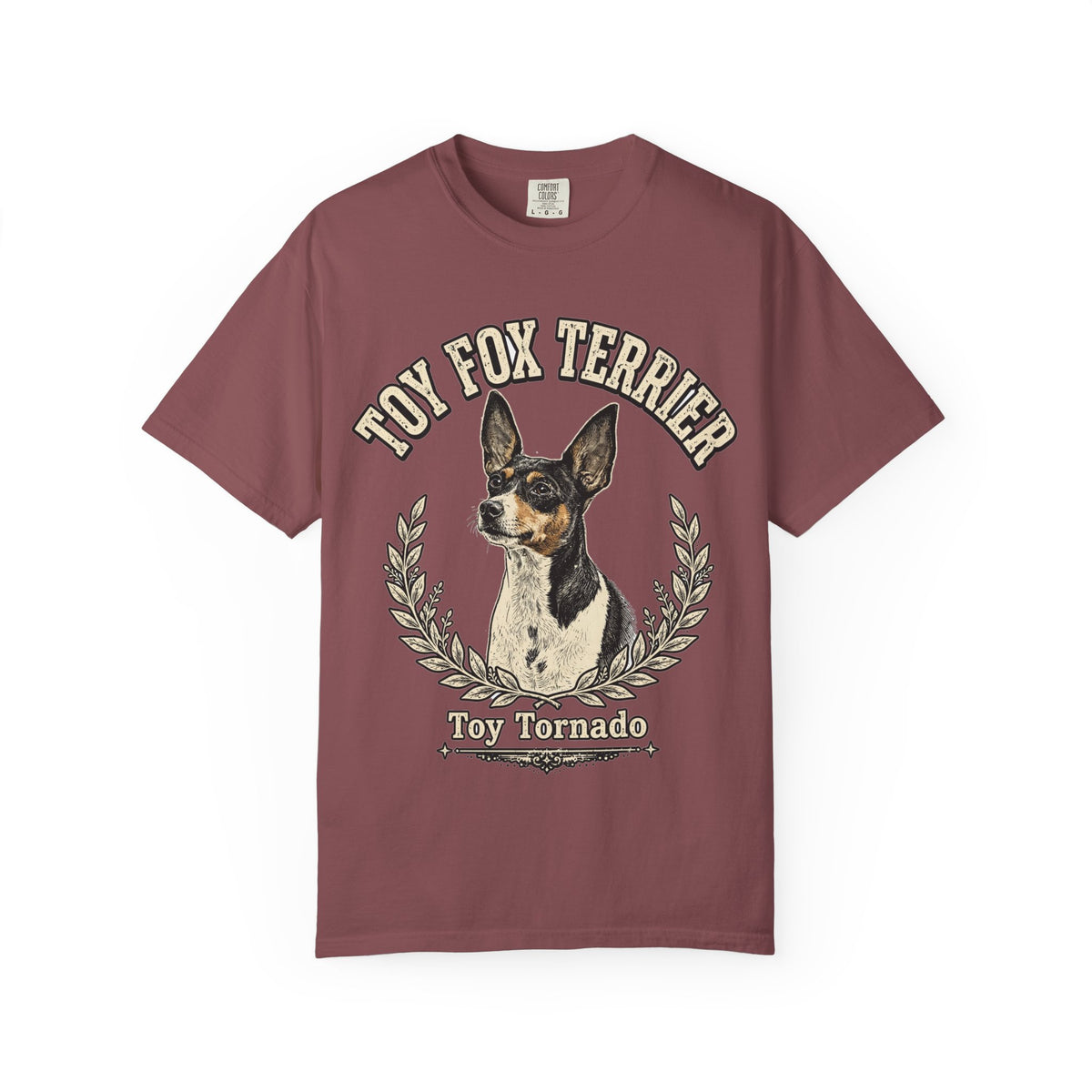 'Toy Tornado' Toy Fox Terrier T-Shirt — alternate view