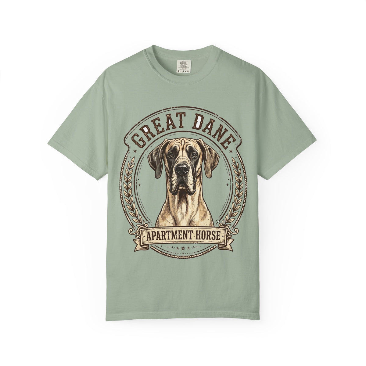 'Apartment Horse' Great Dane T-Shirt — alternate view