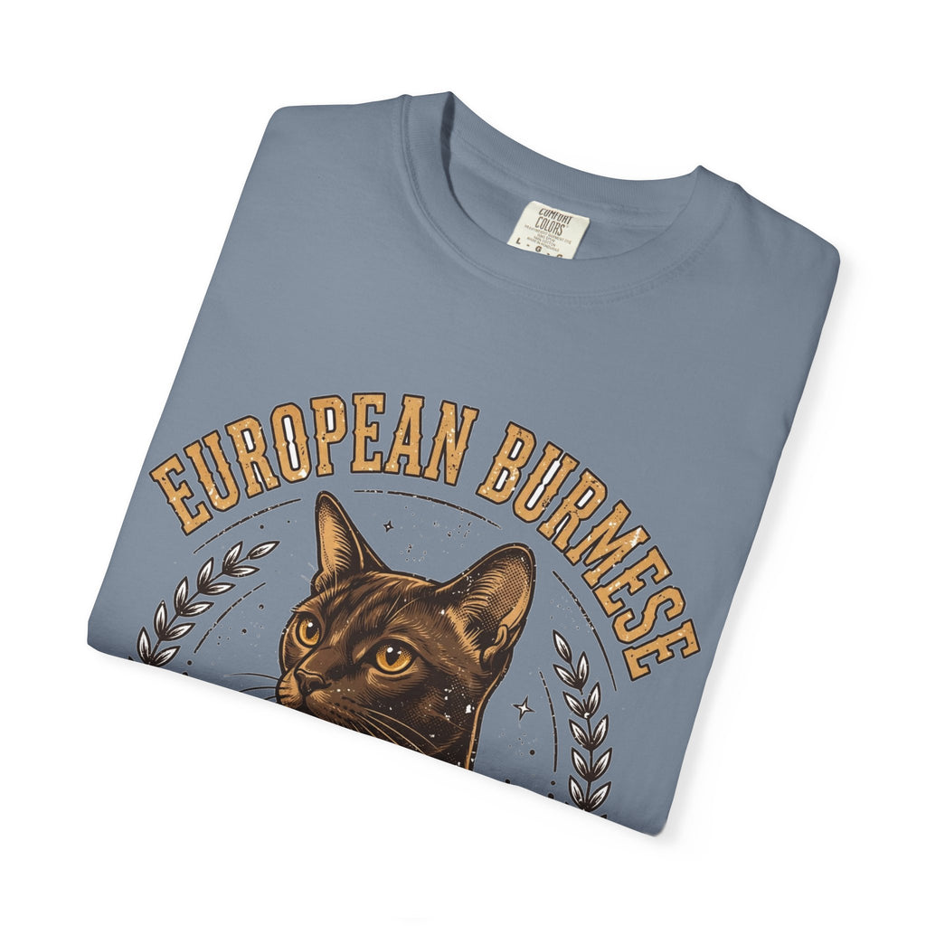 'Euro Chic' European Burmese Cat T-Shirt — alternate view