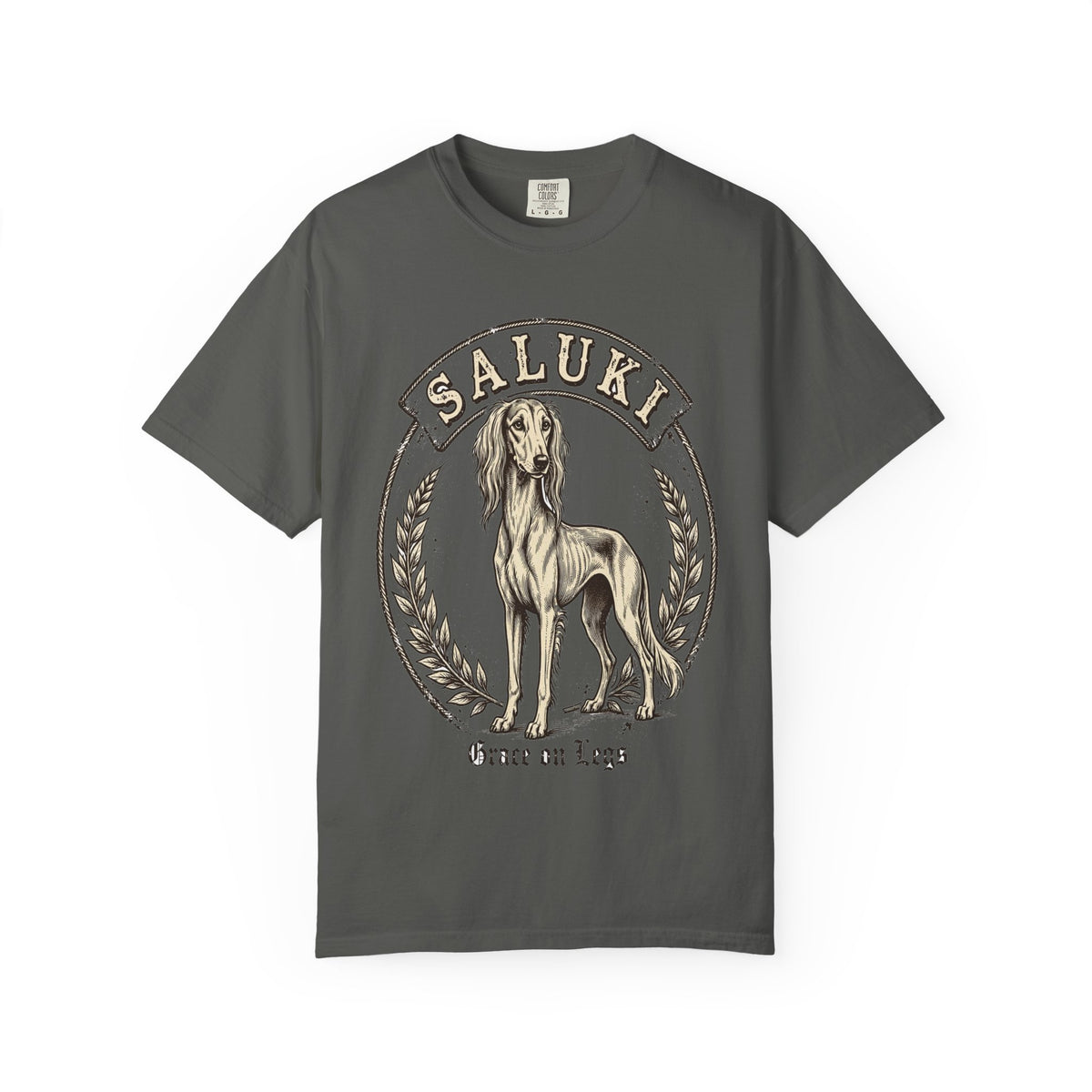 'Grace on Legs' Saluki T-Shirt — alternate view