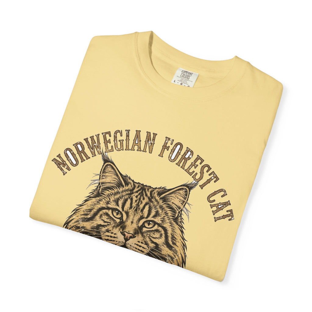 'Viking Fluff' Norwegian Forest Cat T-Shirt — alternate view