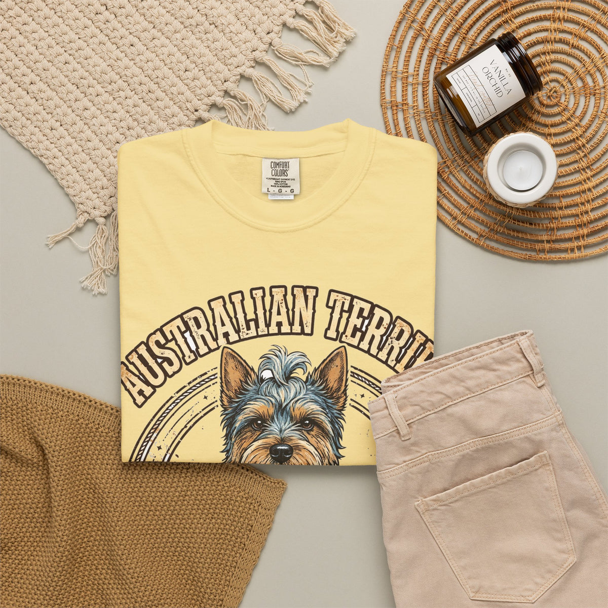 Australian Terrier Aussie Tough Tee