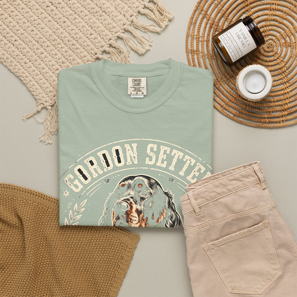'Gordon Glamour' Gordon Setter T-Shirt — alternate view