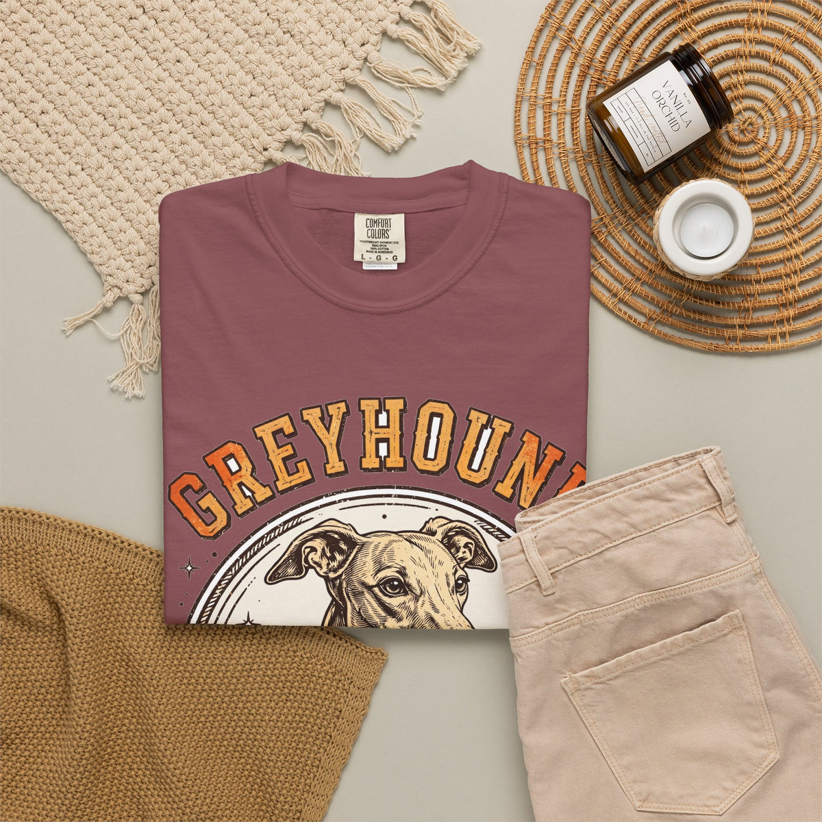 'Couch Sprinter' Greyhound T-Shirt — alternate view