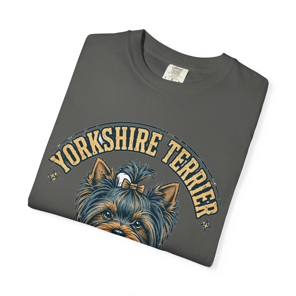 'Tiny Boss' Yorkshire Terrier T-Shirt — alternate view