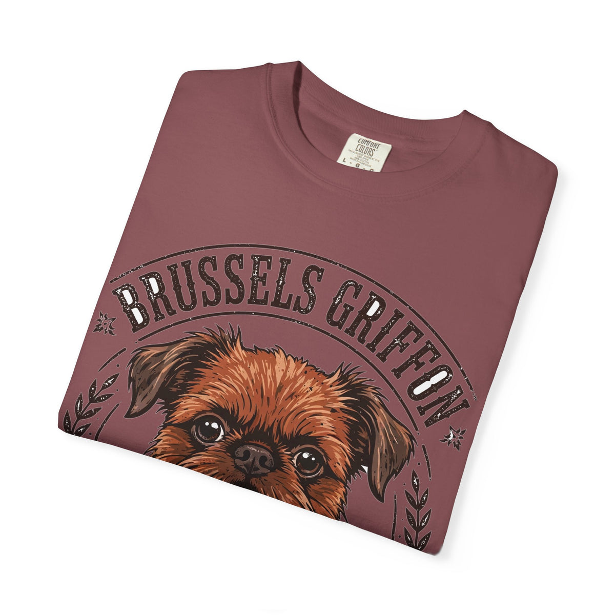 'Grumpy Little Guard' Brussels Griffon T-Shirt — alternate view