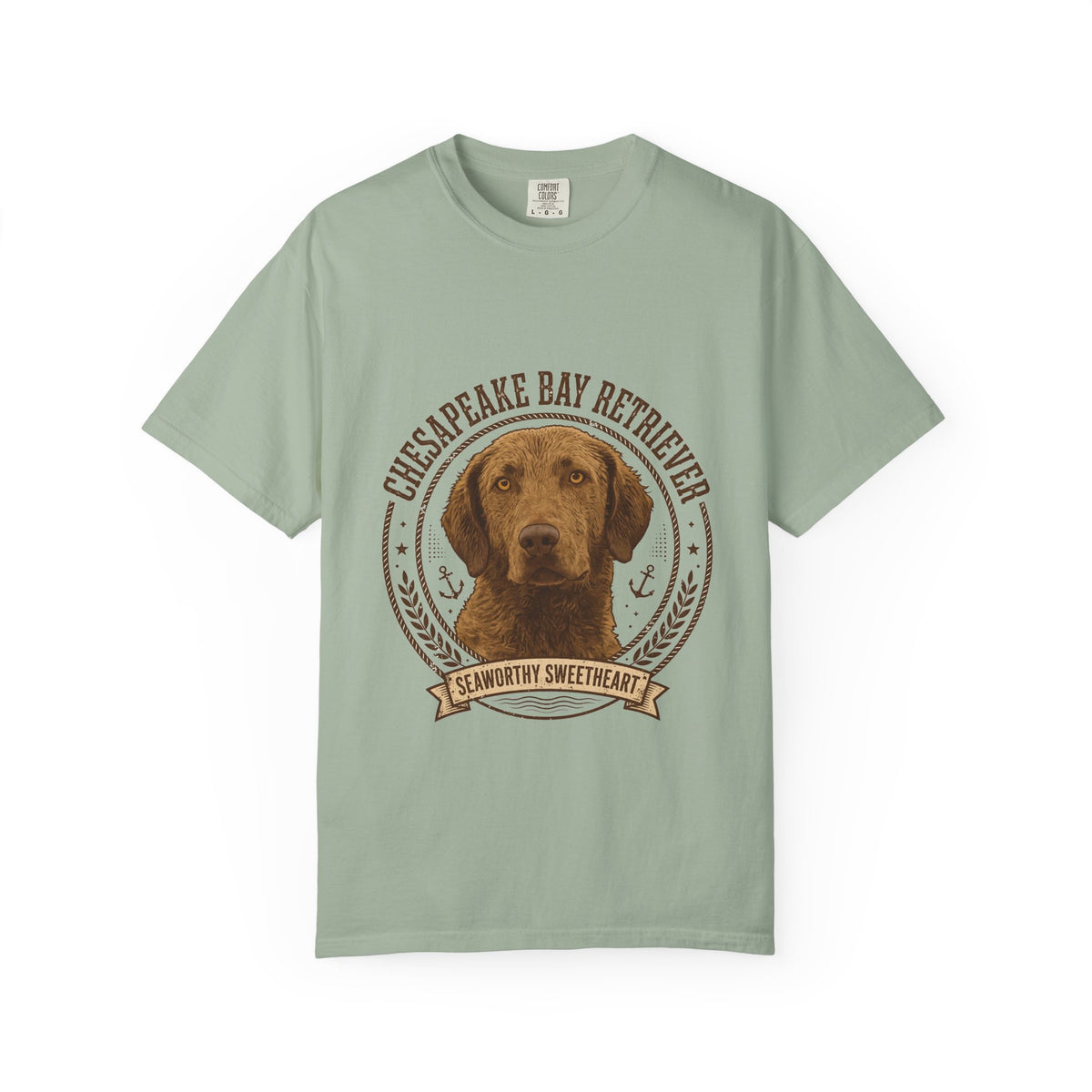 'Seaworthy Sweetheart' Chesapeake Bay Retriever T-Shirt — alternate view
