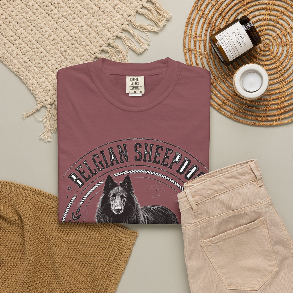 'Midnight Herd' Belgian Sheepdog T-Shirt — alternate view