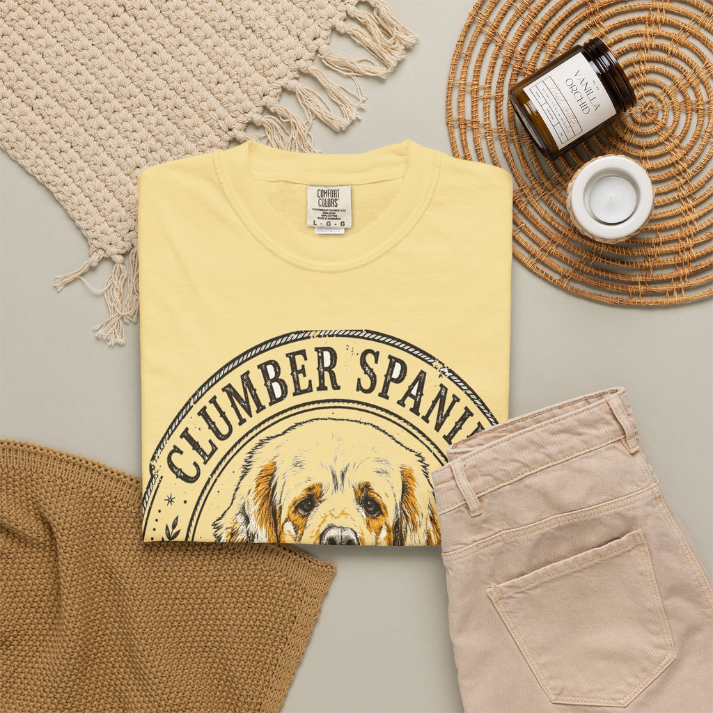 'Chunky & Charming' Clumber Spaniel T-Shirt — alternate view