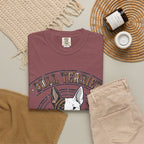 'Egg Head Energy' Bull Terrier T-Shirt — alternate view