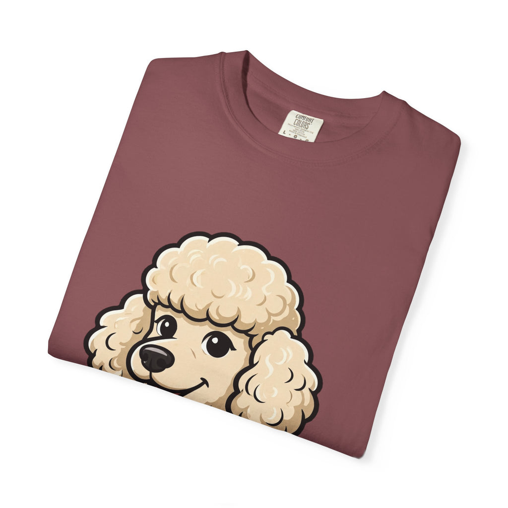 'Mullet Poodle' Poodle T-Shirt — alternate view