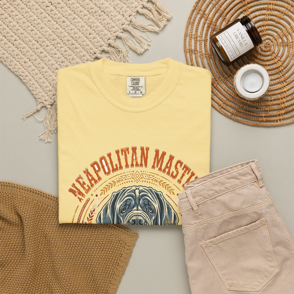 'Heavyweight Hugs' Neapolitan Mastiff T-Shirt — alternate view