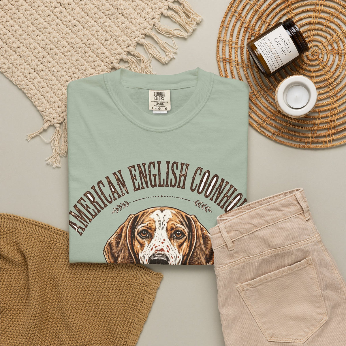 American English Coonhound Night Howler Tee