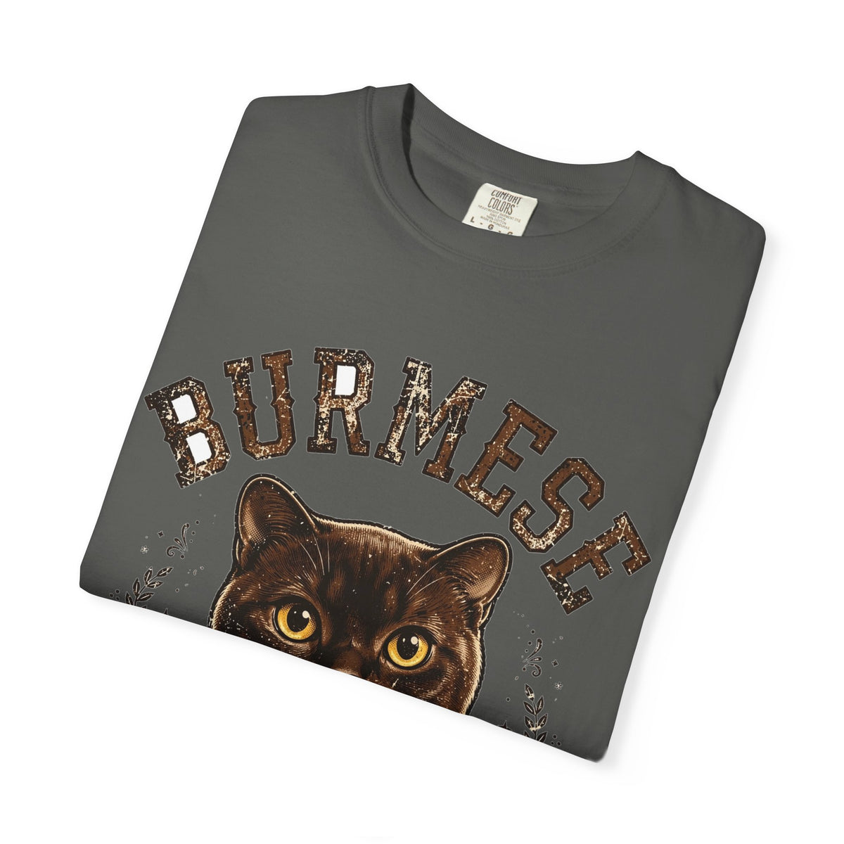 'Sable Siren' Burmese Cat T-Shirt — alternate view