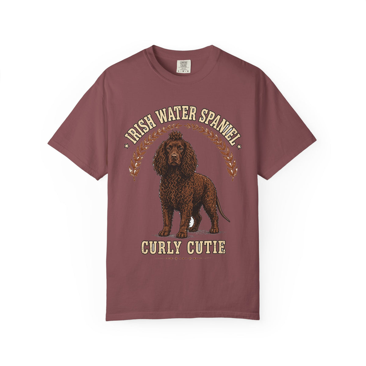 'Curly Cutie' Irish Water Spaniel T-Shirt — alternate view