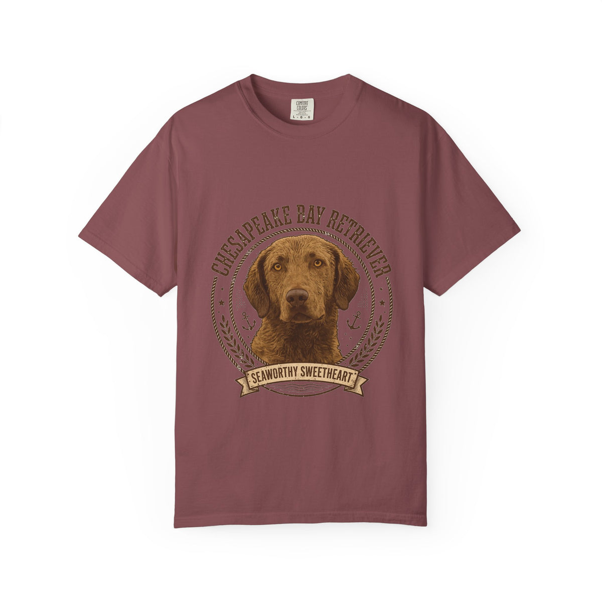 'Seaworthy Sweetheart' Chesapeake Bay Retriever T-Shirt — alternate view