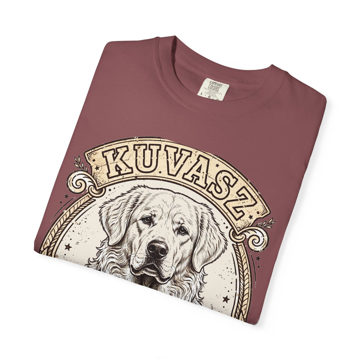 'White Knight' Kuvasz T-Shirt — alternate view