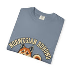 'Curly Tail' Norwegian Buhund T-Shirt — alternate view
