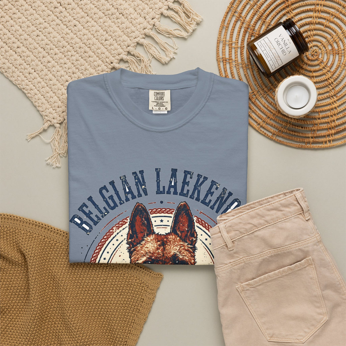'Tousled Charm' Belgian Laekenois T-Shirt — alternate view