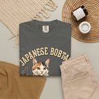 'Good Luck Charm' Japanese Bobtail Cat T-Shirt — alternate view