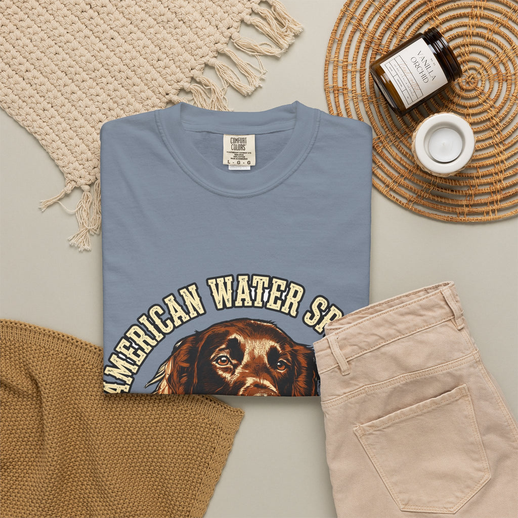 American Water Spaniel Curly Sportster Tee