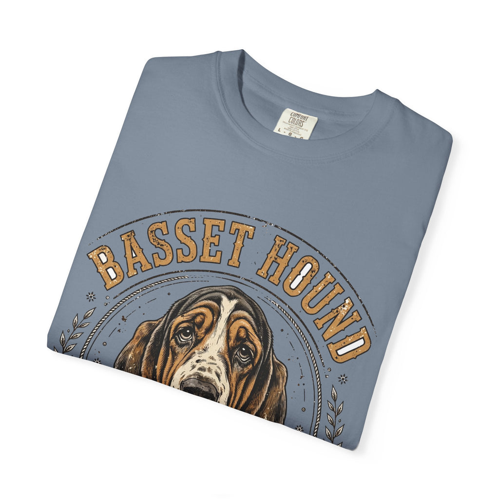 'Low & Lovable' Basset Hound T-Shirt — alternate view