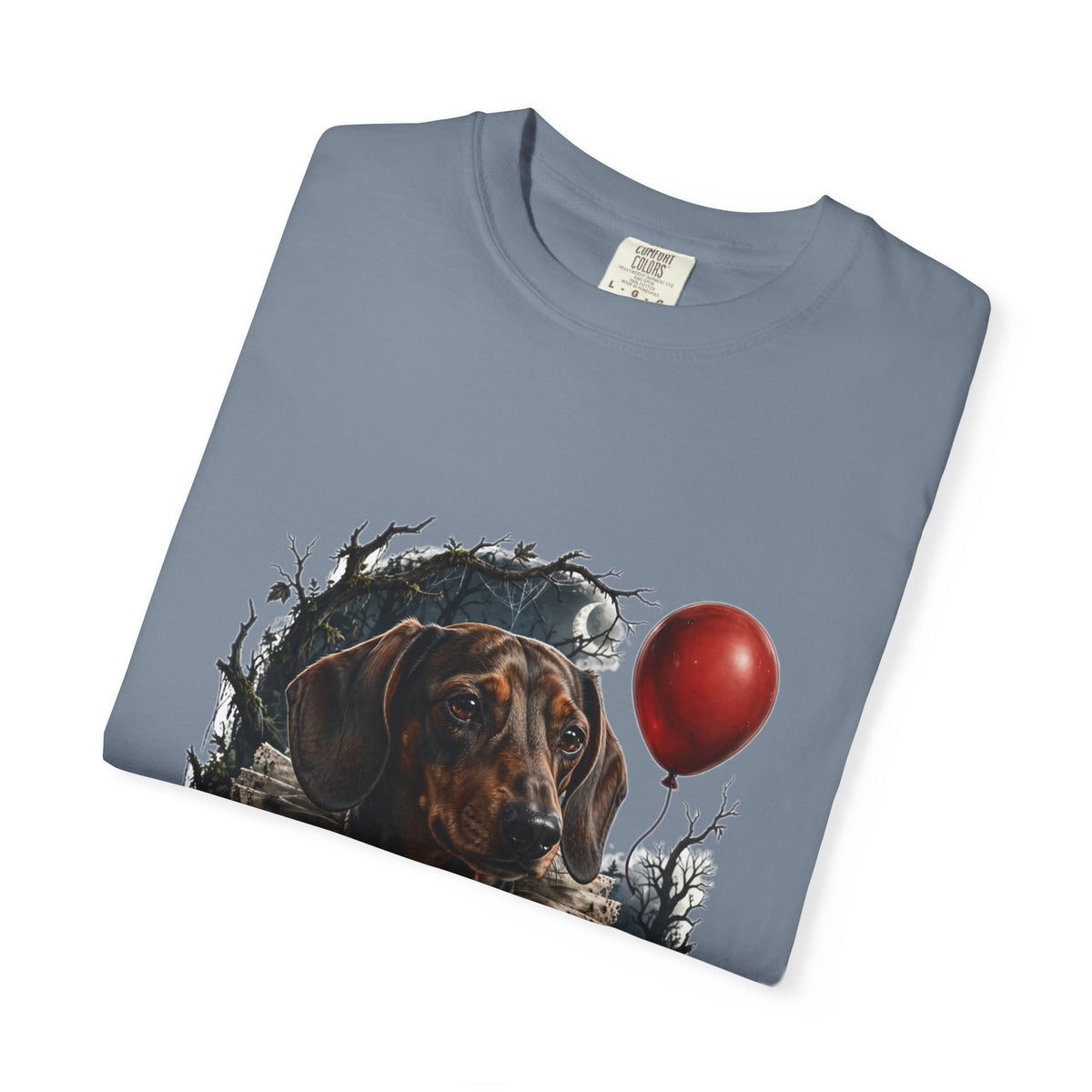 Dachshund Creepy Clown Halloween Tee