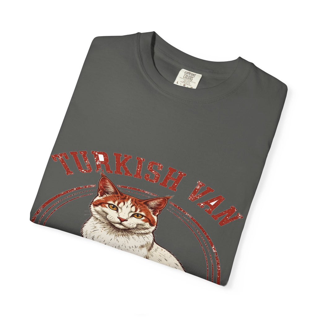 'Pool Party' Turkish Van Cat T-Shirt — alternate view