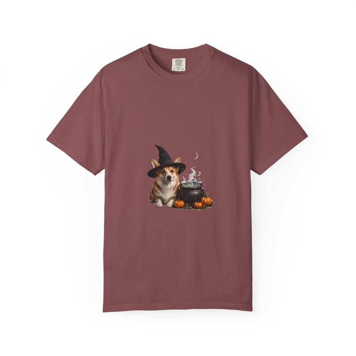 Corgi Witch Pup Halloween Tee