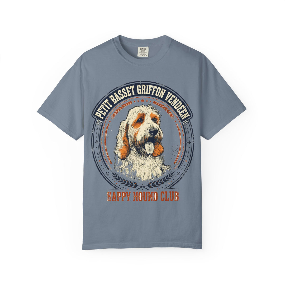 'Basset Happy' Petit Basset Griffon Vendéen T-Shirt — alternate view