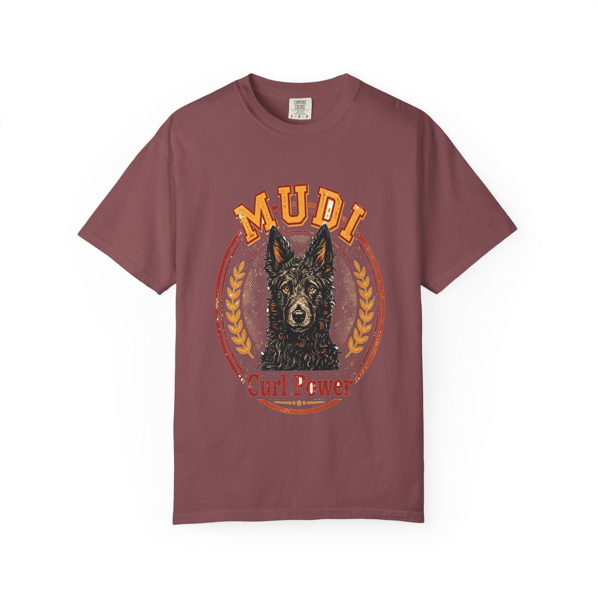 'Curl Power' Mudi T-Shirt — alternate view