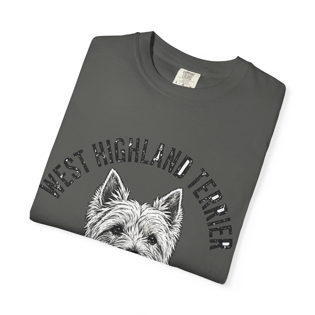 'Scruff Boss' West Highland Terrier T-Shirt — alternate view