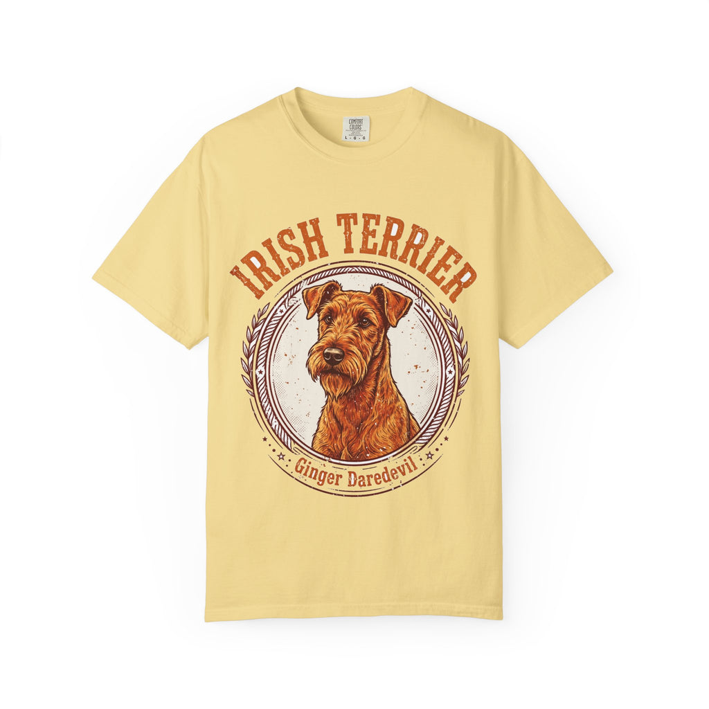 'Ginger Daredevil' Irish Terrier T-Shirt — alternate view