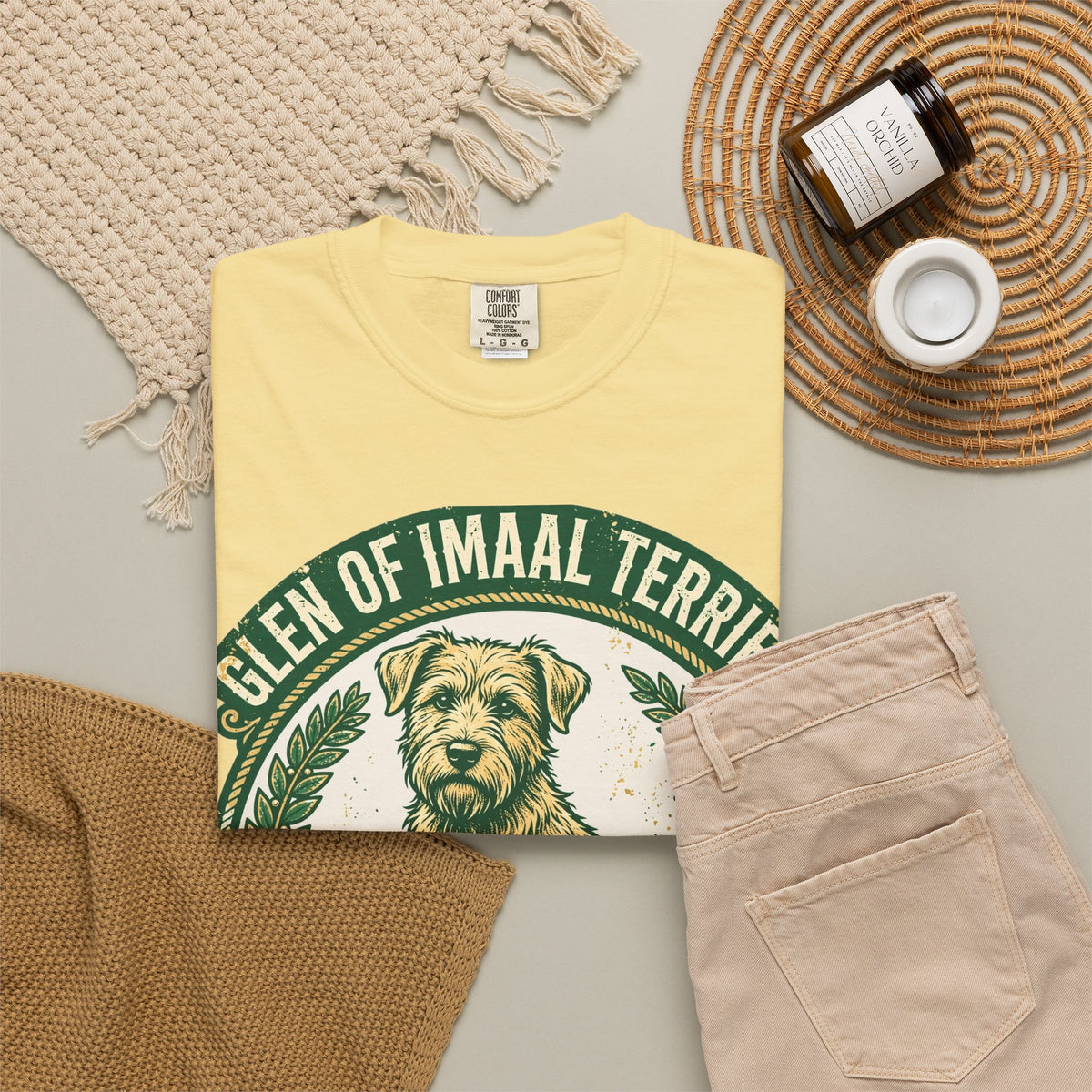 'of Imaal Bold' Glen of Imaal Terrier T-Shirt — alternate view