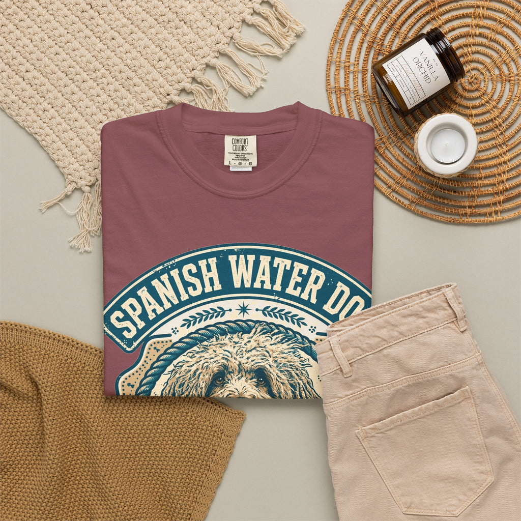 'Waterproof' Spanish Water Dog T-Shirt — alternate view