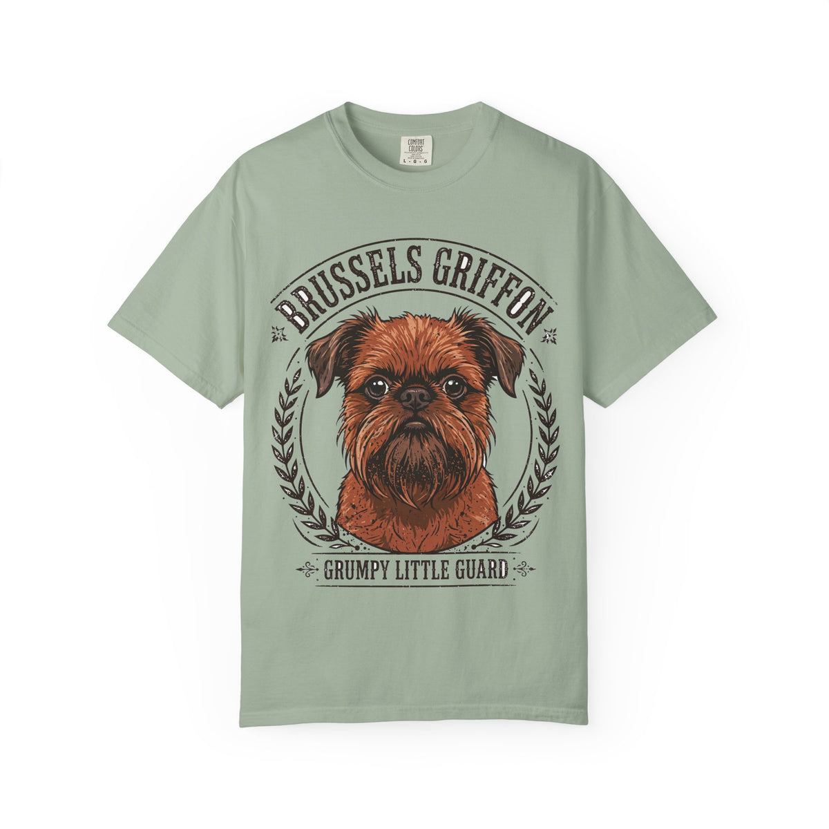 'Grumpy Little Guard' Brussels Griffon T-Shirt — alternate view