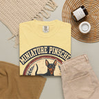'Tiny King' Miniature Pinscher T-Shirt — alternate view