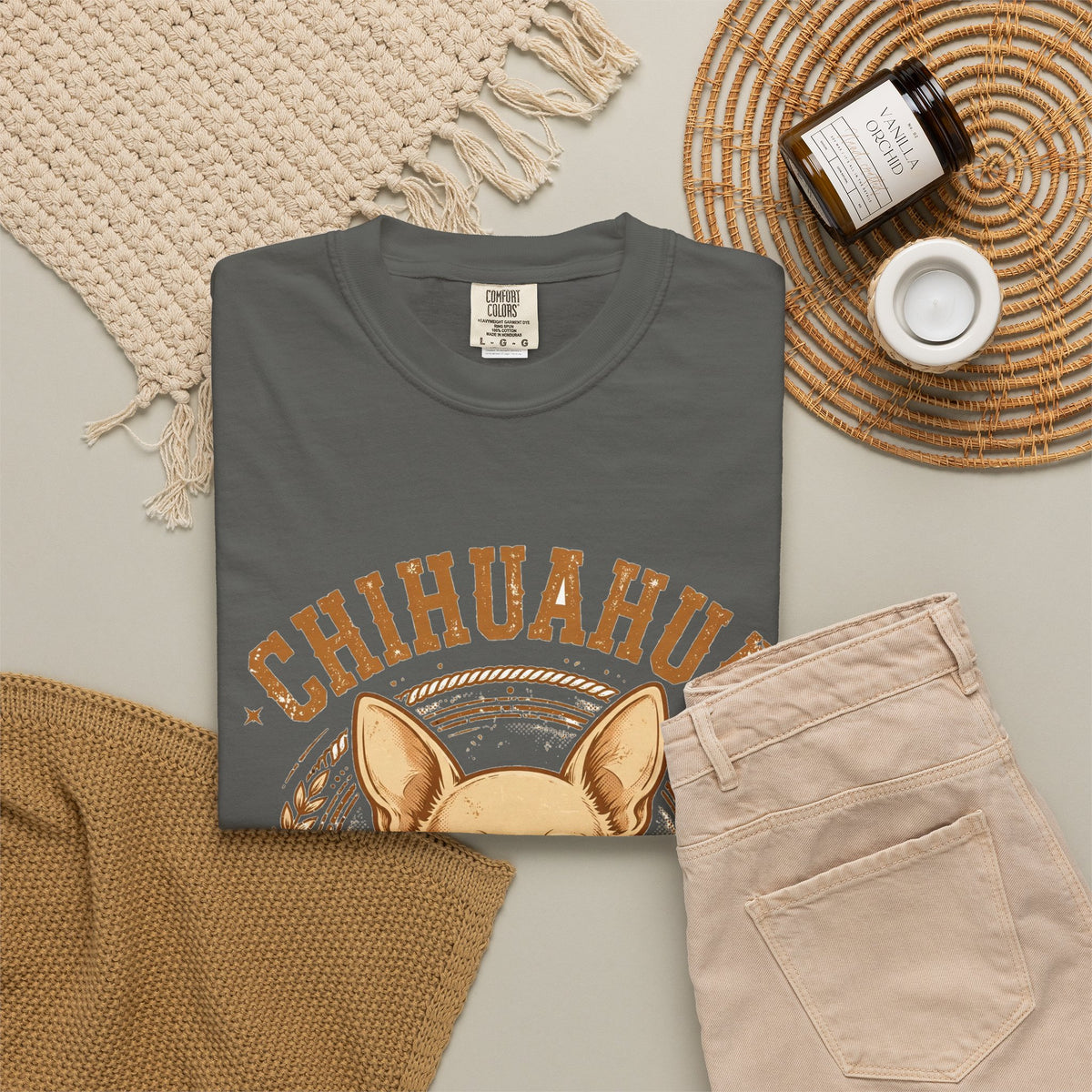'Napoleon Complex' Chihuahua T-Shirt — alternate view