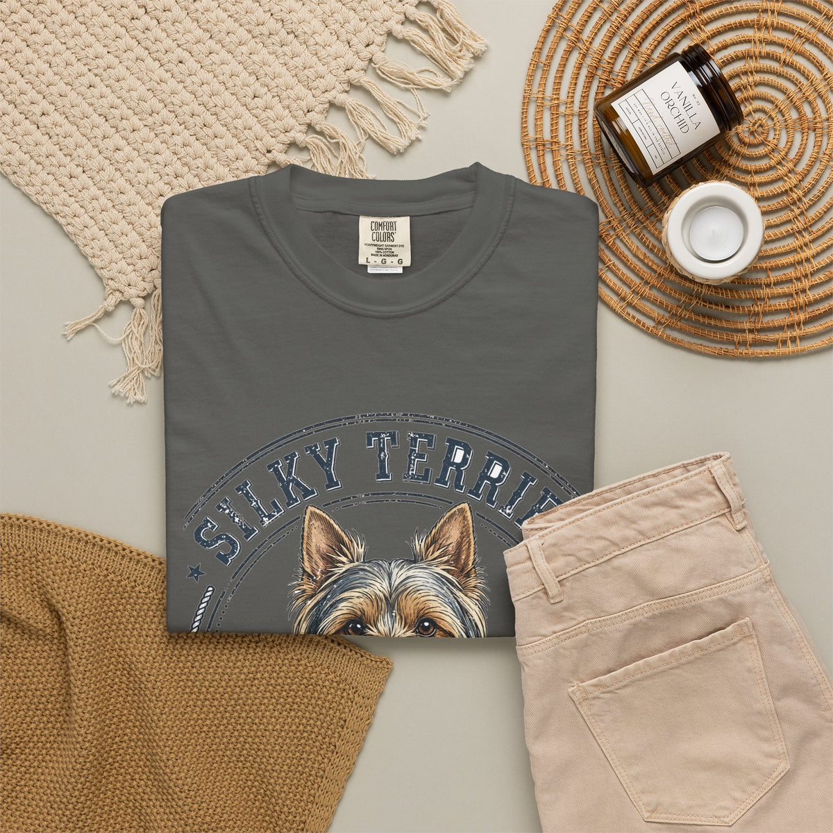 'Silky Sass' Silky Terrier T-Shirt — alternate view