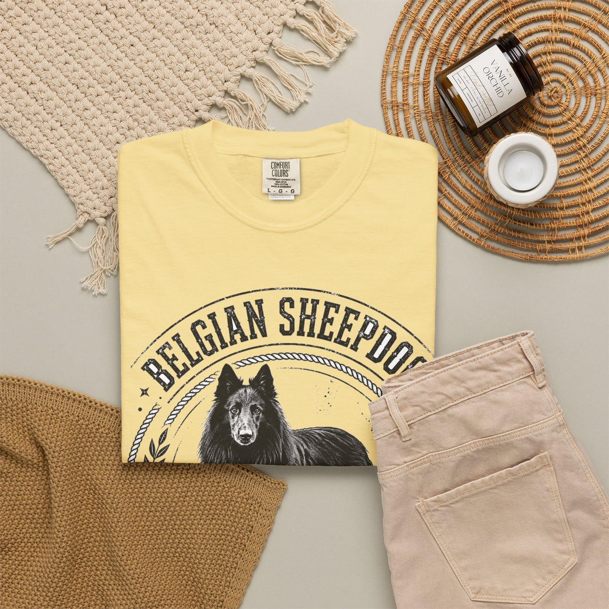 'Midnight Herd' Belgian Sheepdog T-Shirt — alternate view