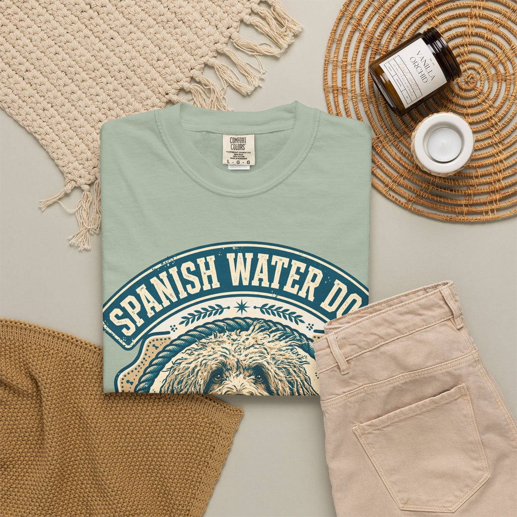 'Waterproof' Spanish Water Dog T-Shirt — alternate view
