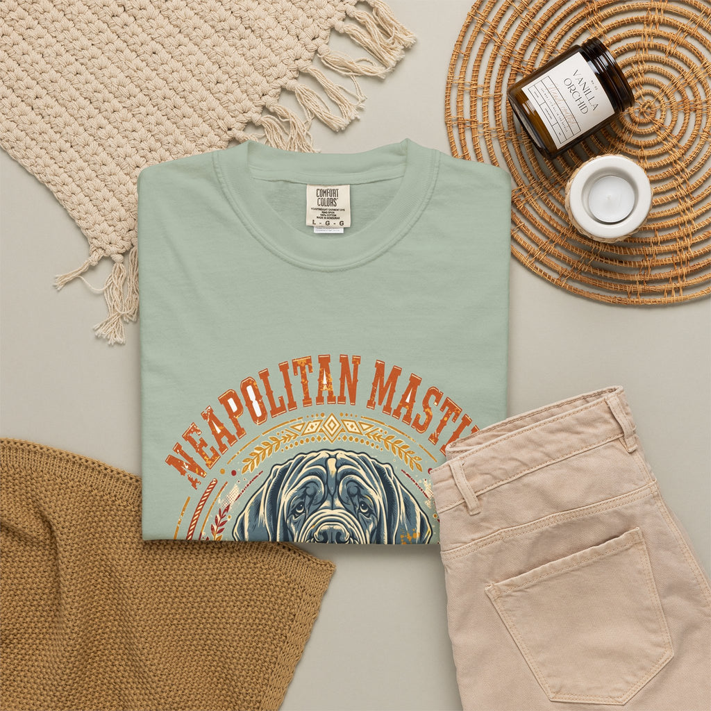 'Heavyweight Hugs' Neapolitan Mastiff T-Shirt — alternate view