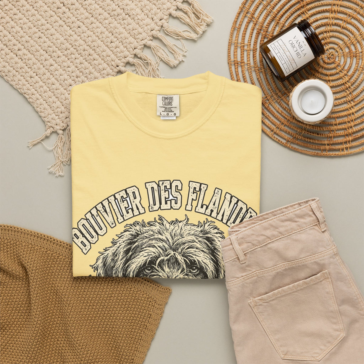 'Flanders Floof' Bouvier des Flandres T-Shirt — alternate view