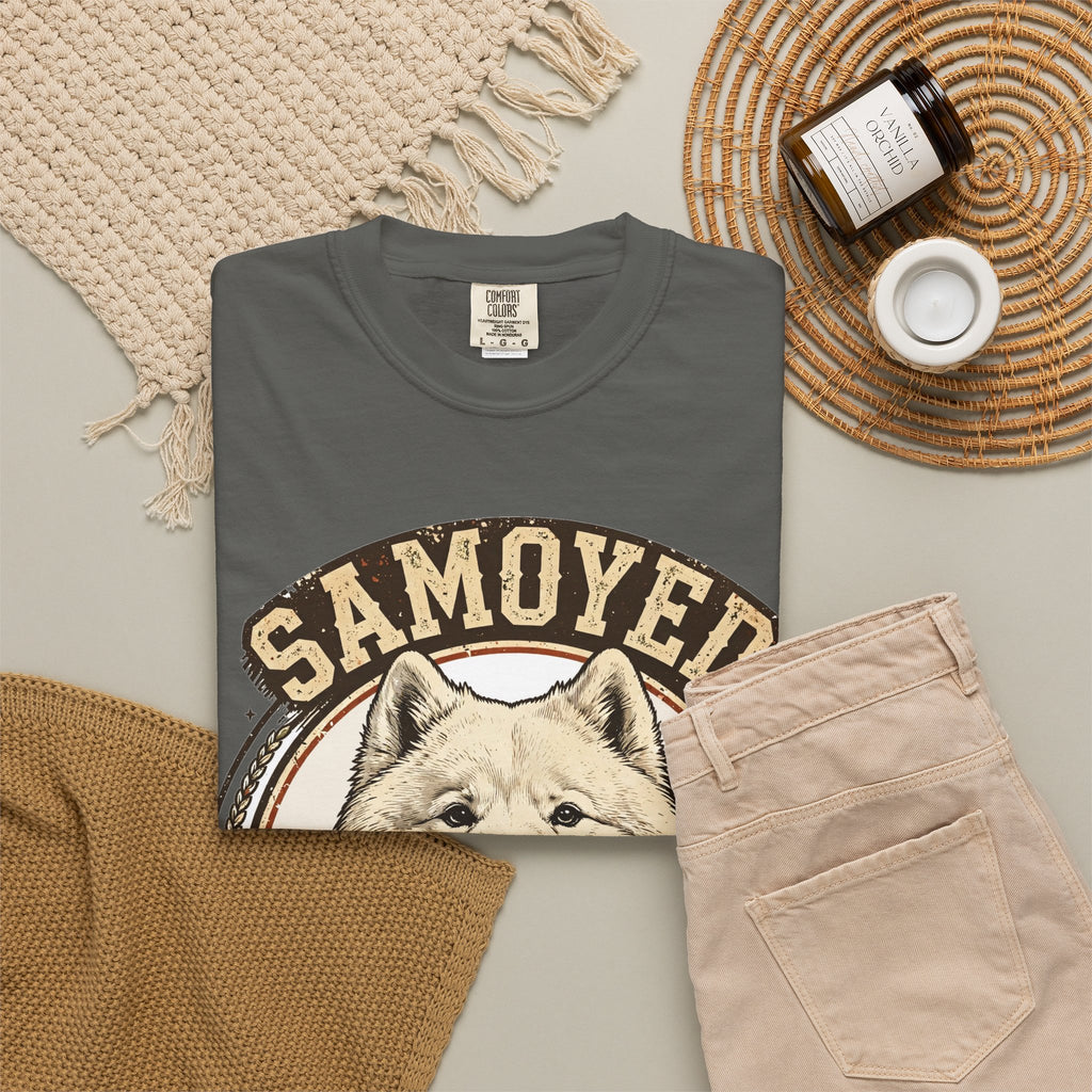 'Smiles & Snow' Samoyed T-Shirt — alternate view