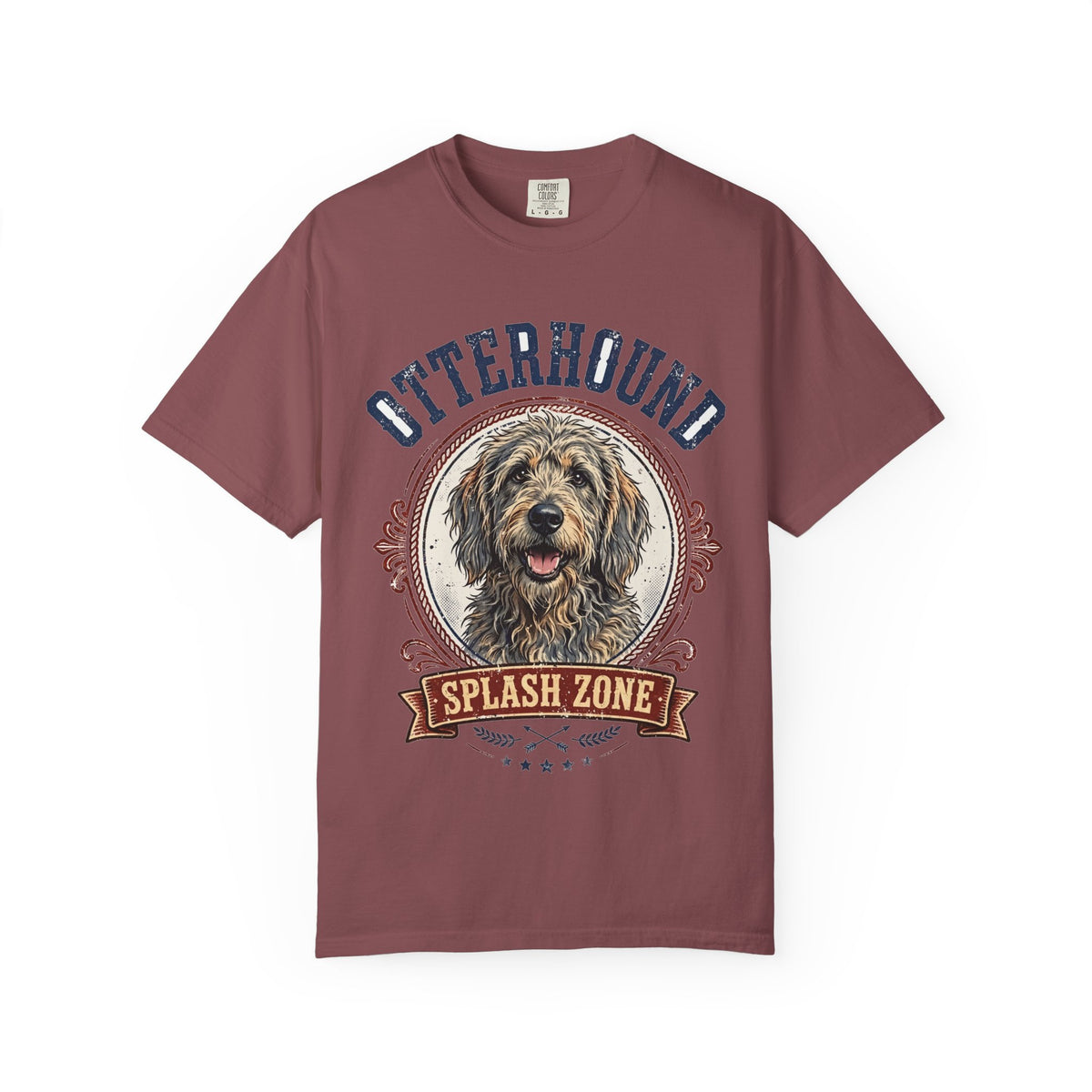 'Splash Zone' Otterhound T-Shirt — alternate view